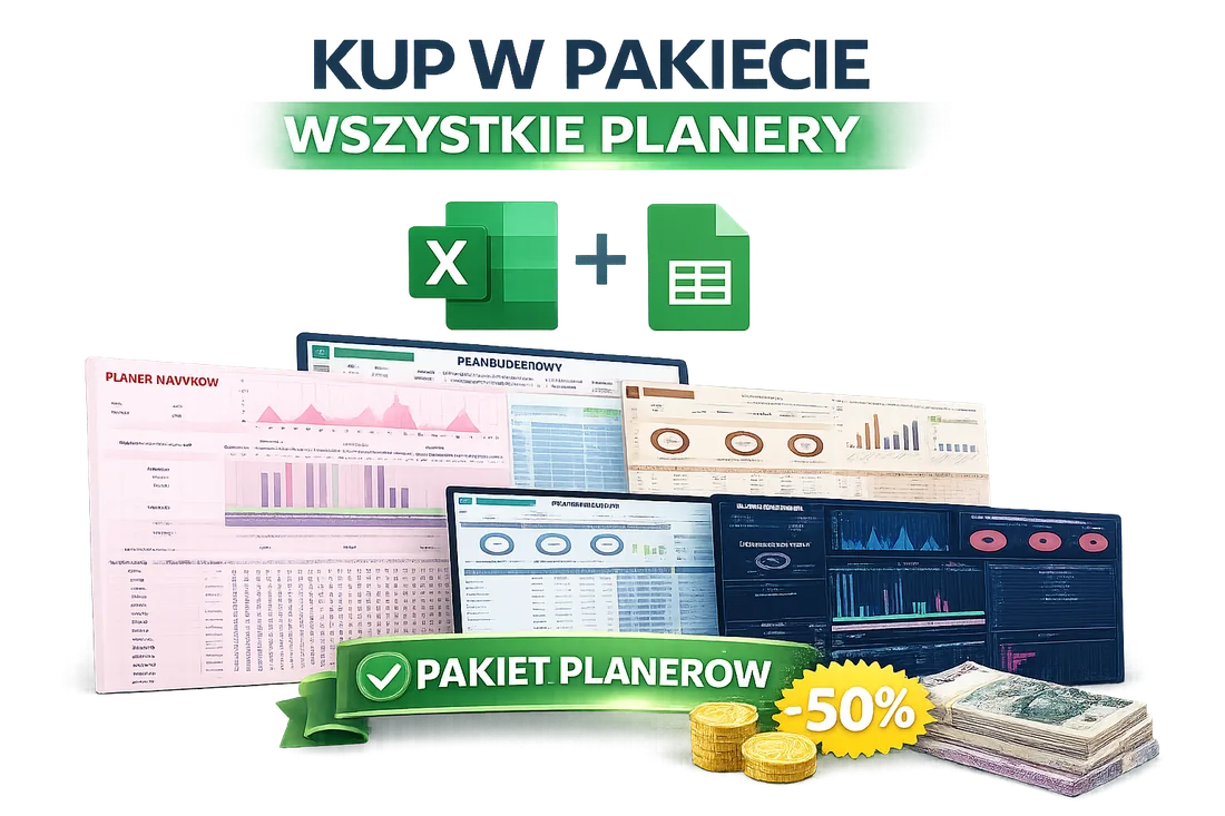 Zestaw cyfrowych planerów z pakietu ePlanery.pl