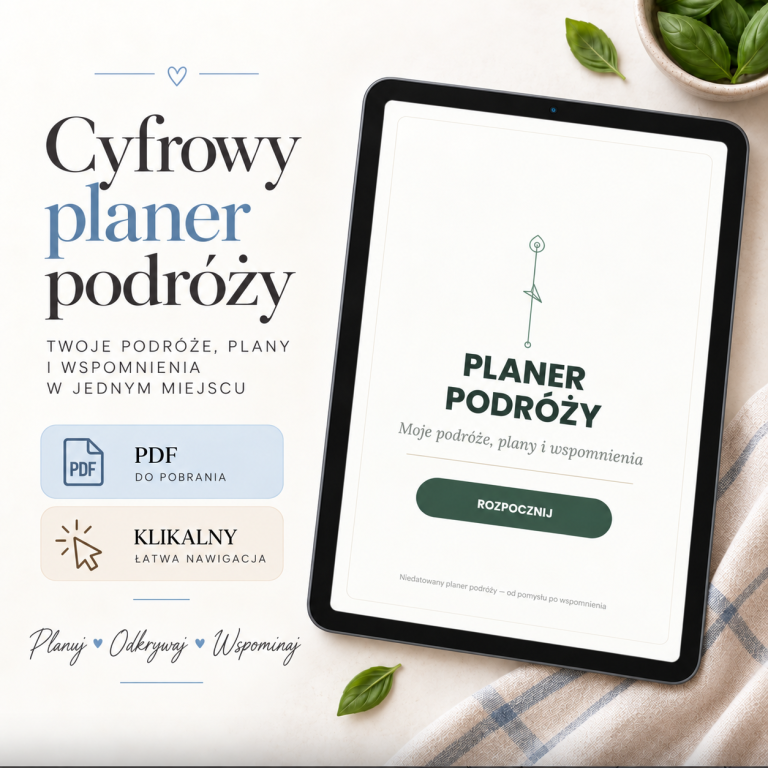 Planer Podróżniczy (wersja minimalistyczna)